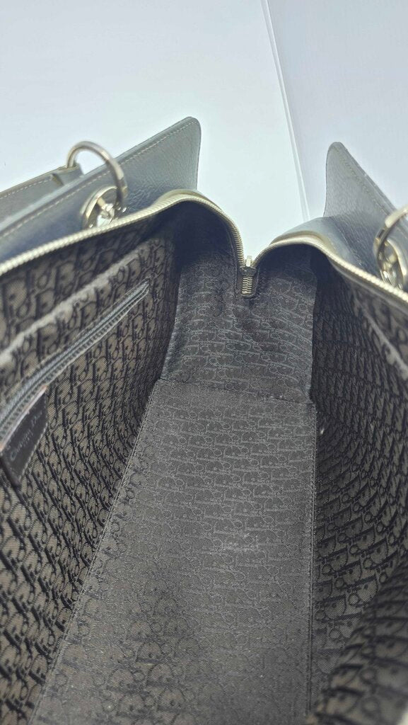 Dior Metallic Calfskin Cannage East West Lady Dior