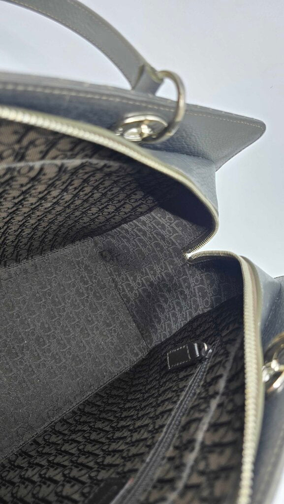 Dior Metallic Calfskin Cannage East West Lady Dior