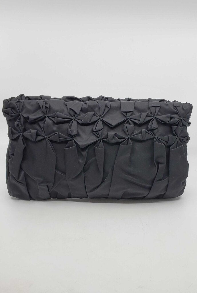 Prada Tessuto Gaufre Pleated Nylon Clutch