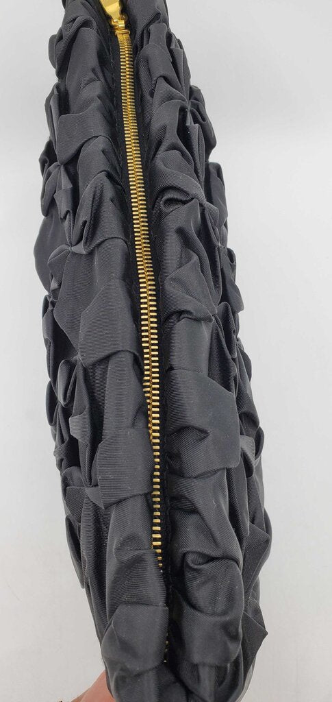 Prada Tessuto Gaufre Pleated Nylon Clutch