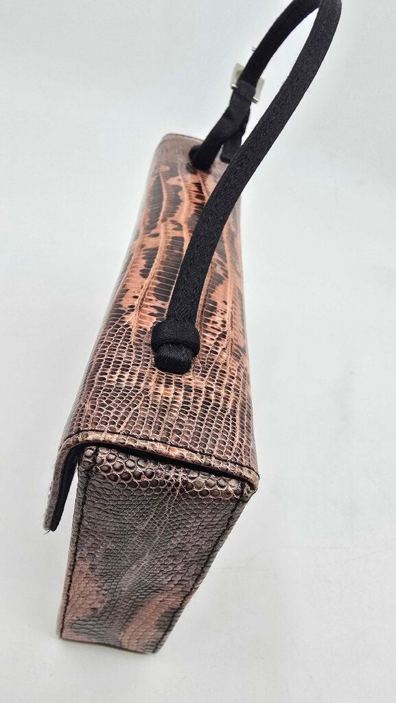 Prada Lizard Mini Top Handle Bag