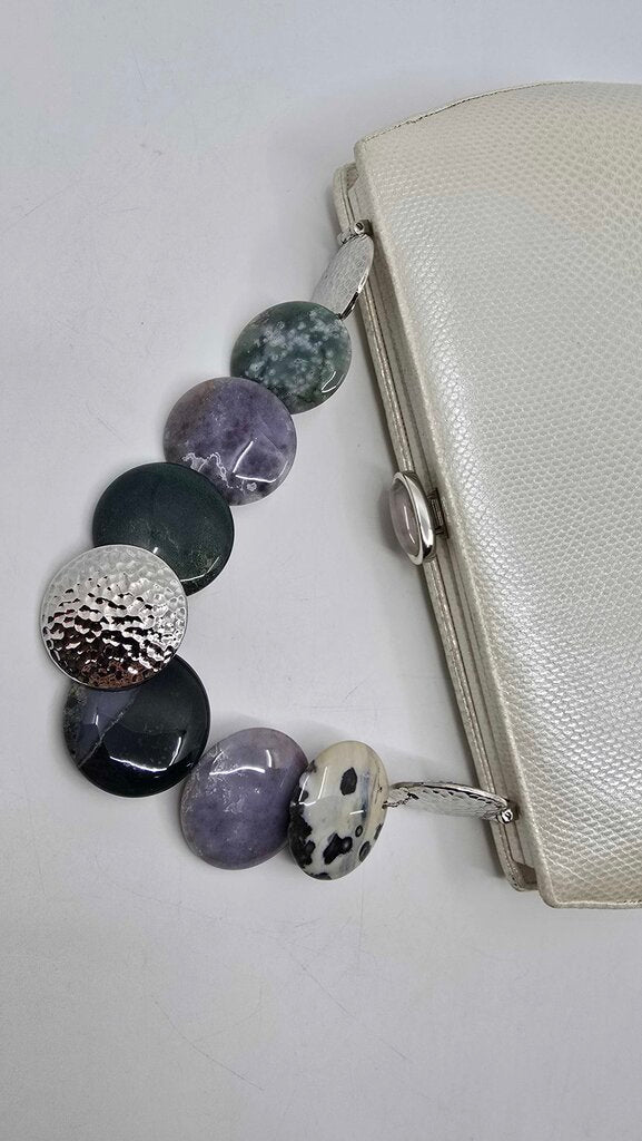 Judith Leiber Top Handle Gemstone Bag