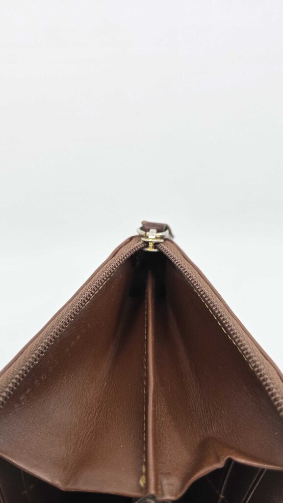 Burberry Vintage Zip Around Wallet