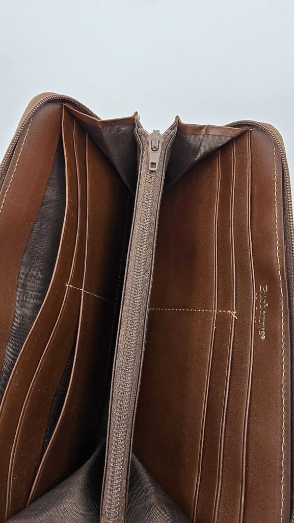 Burberry Vintage Zip Around Wallet