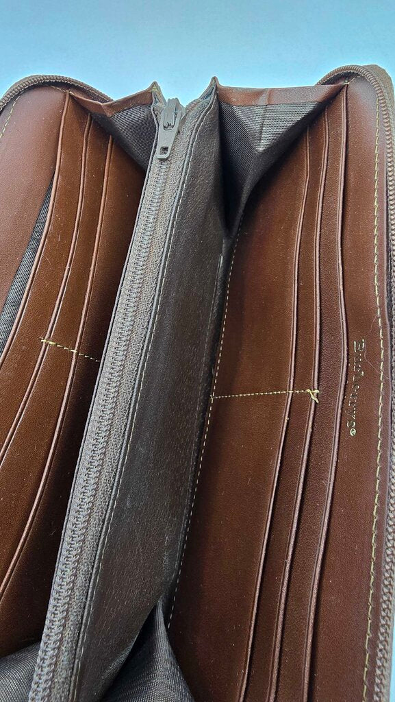 Burberry Vintage Zip Around Wallet