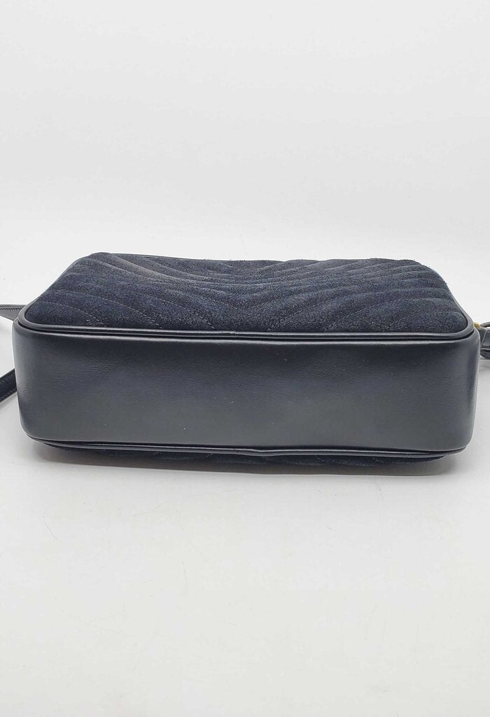 Saint Laurent Lou camera suede bag