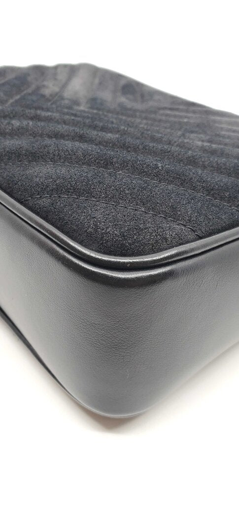 Saint Laurent Lou camera suede bag
