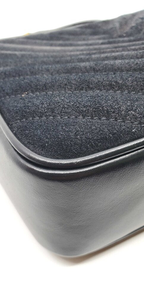 Saint Laurent Lou camera suede bag
