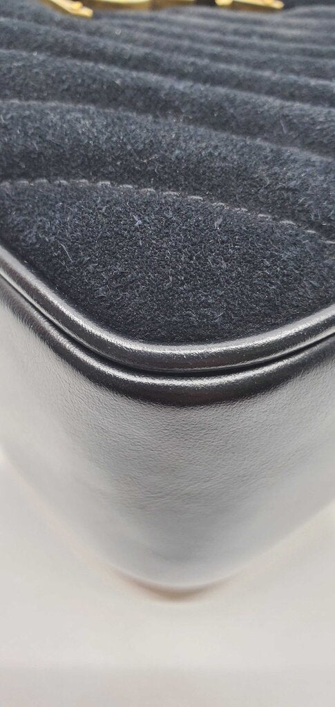 Saint Laurent Lou camera suede bag