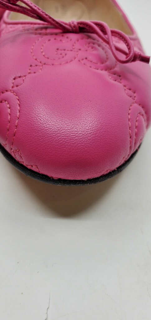Gucci Quilted GG leather ballet flats