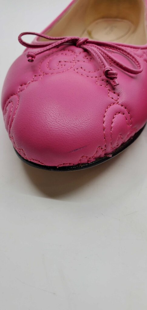 Gucci Quilted GG leather ballet flats