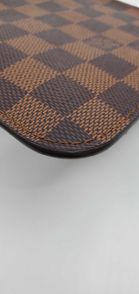 Louis Vuitton Damier ebene neverfull pochette wristlet