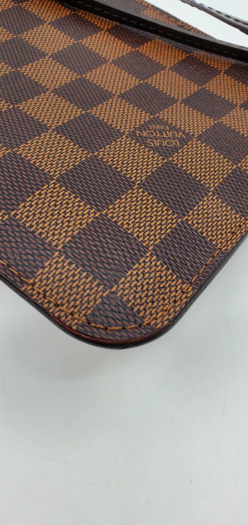 Louis Vuitton Damier ebene neverfull pochette wristlet