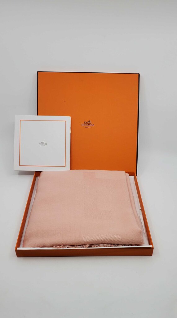 Hermes Cashmere/silk Libris scarf