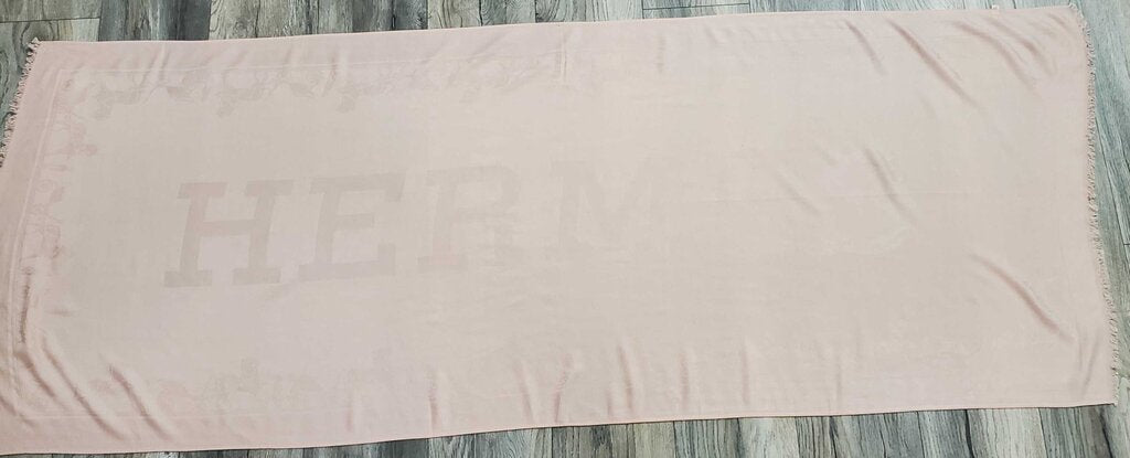 Hermes Cashmere/silk Libris scarf