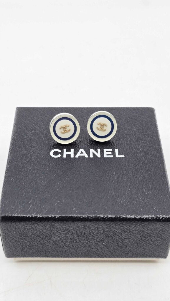 Chanel 2010 PVC round studs