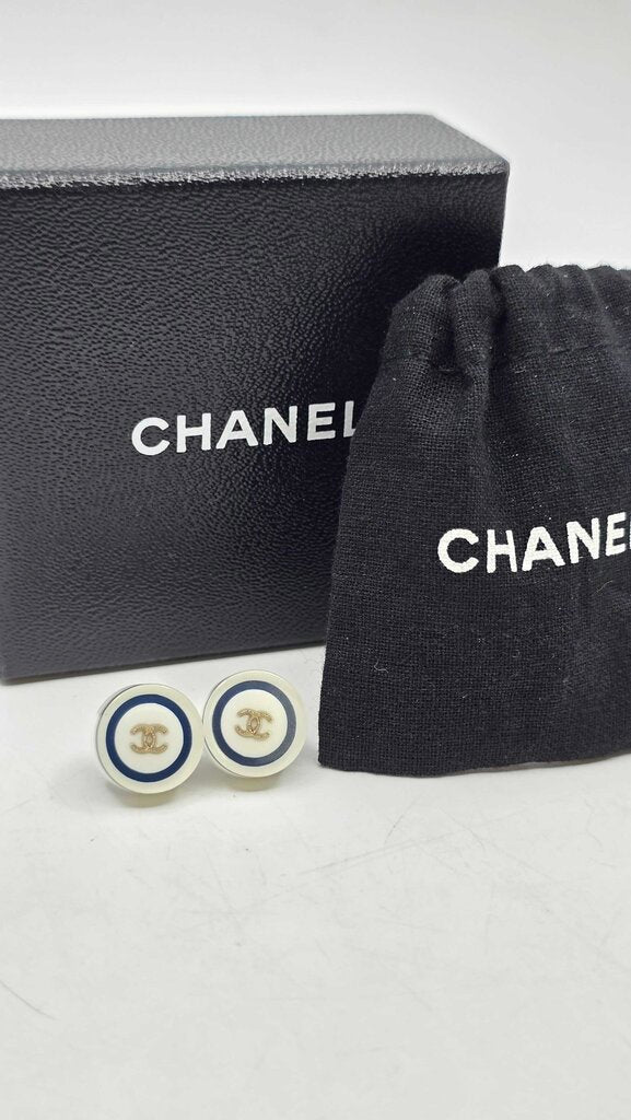 Chanel 2010 PVC round studs