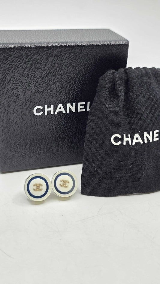 Chanel 2010 PVC round studs