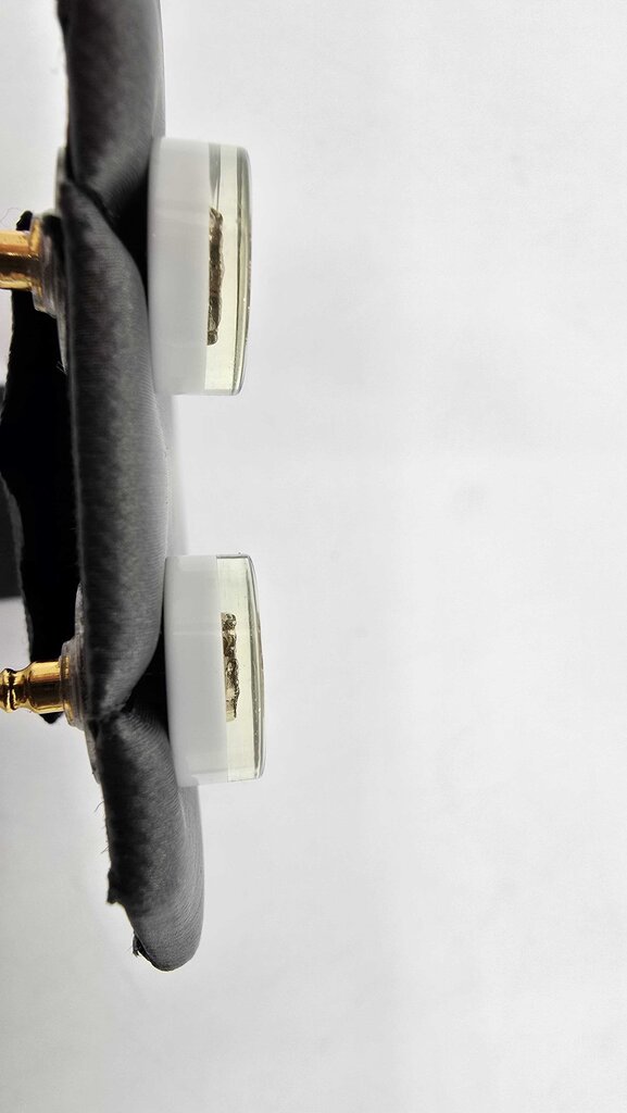 Chanel 2010 PVC round studs
