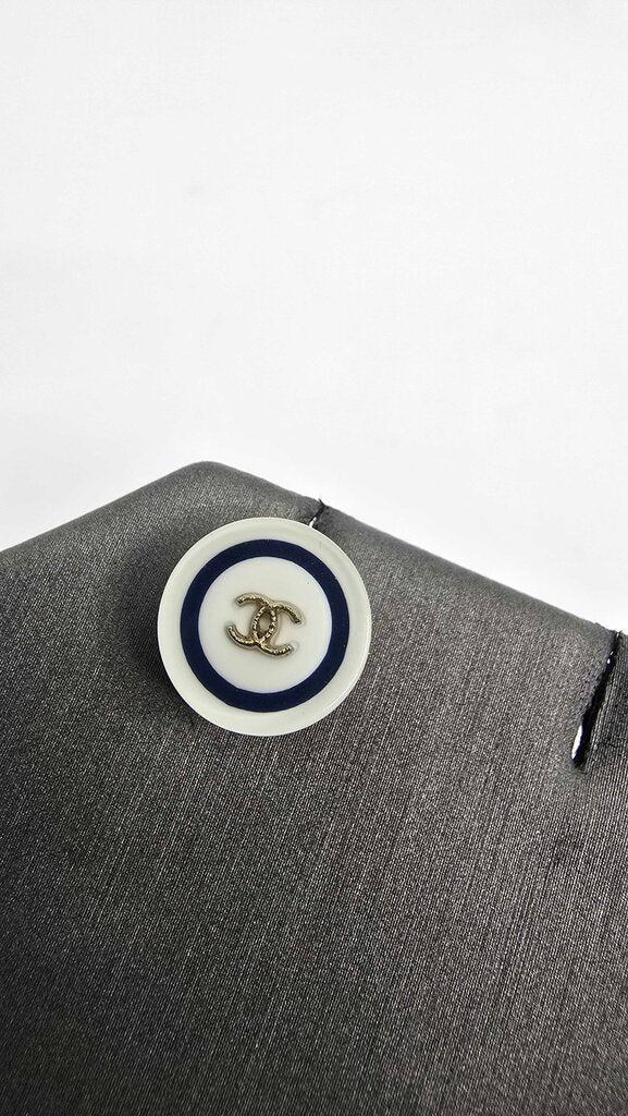 Chanel 2010 PVC round studs