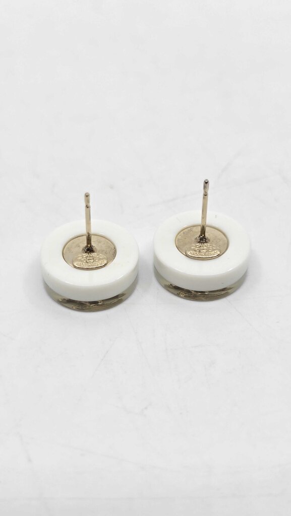 Chanel 2010 PVC round studs