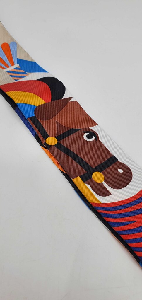 Hermes Parade en Fanfare Twilly scarf