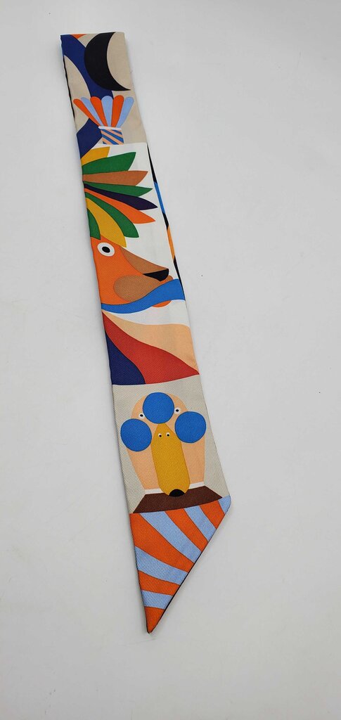 Hermes Parade en Fanfare Twilly scarf