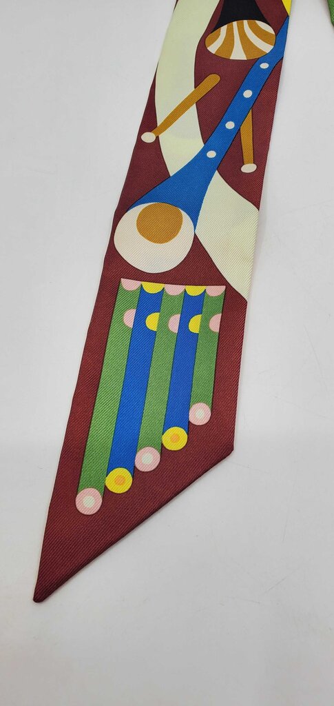 Hermes Parade en Fanfare Twilly scarf-2