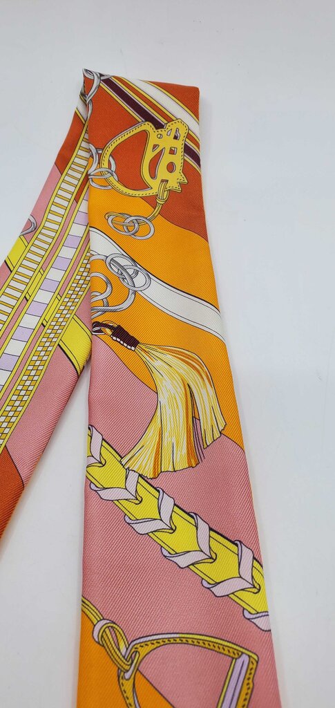 Hermès Brides et Gris-Gris Twilly scarf