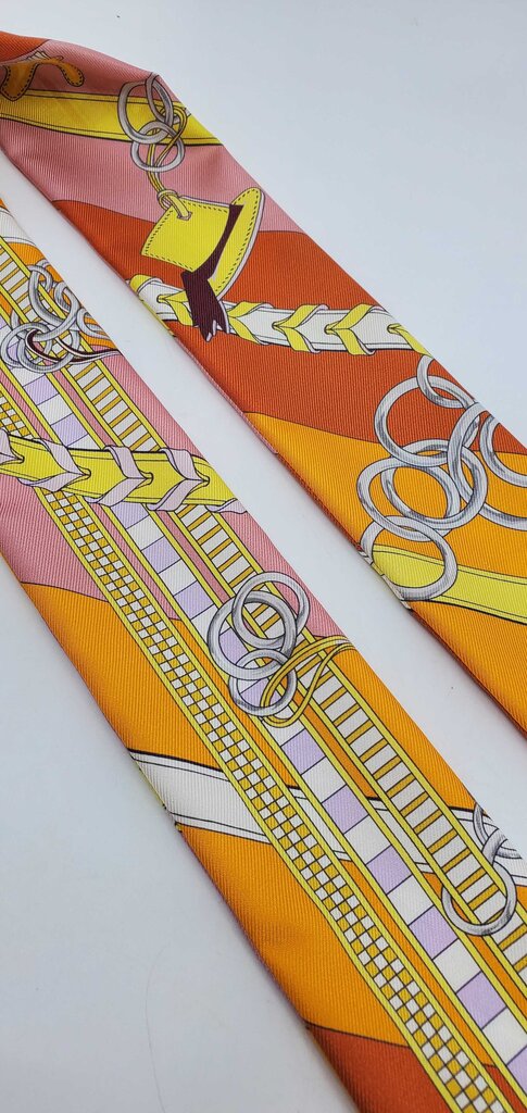 Hermès Brides et Gris-Gris Twilly scarf