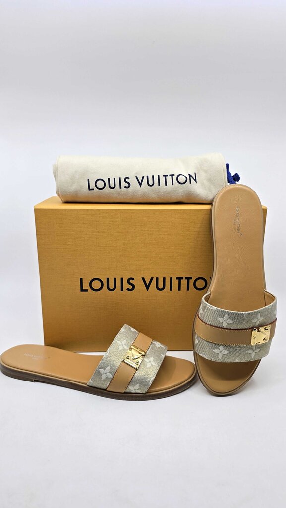 Louis Vuitton Lock It Flat Mule sandals
