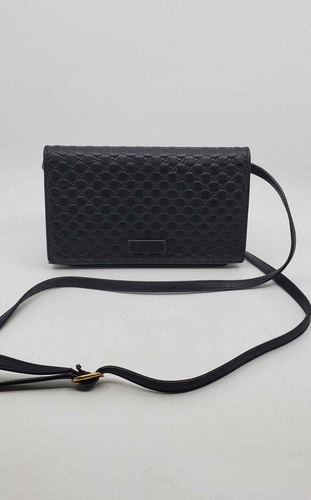 Gucci Microguccissima crossbody wallet on strap