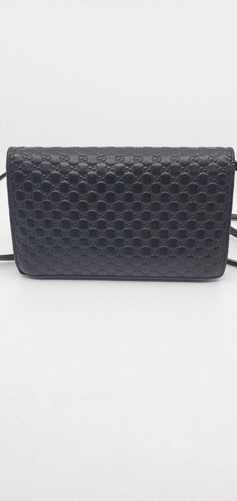 Gucci Microguccissima crossbody wallet on strap