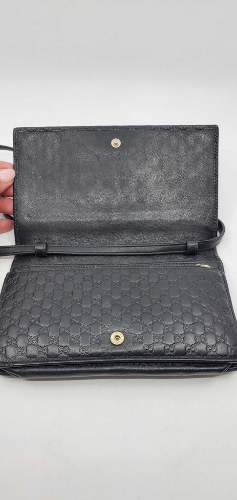 Gucci Microguccissima crossbody wallet on strap