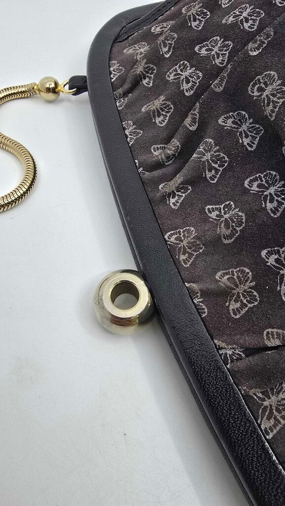 Bottega Veneta Vintage butterfly clutch with chain strap