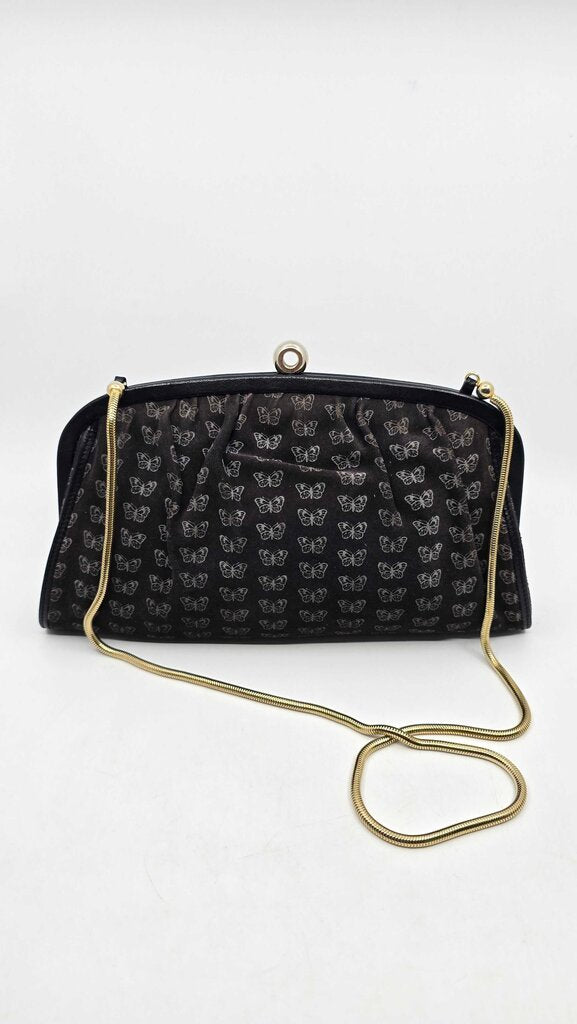 Bottega Veneta Vintage butterfly clutch with chain strap