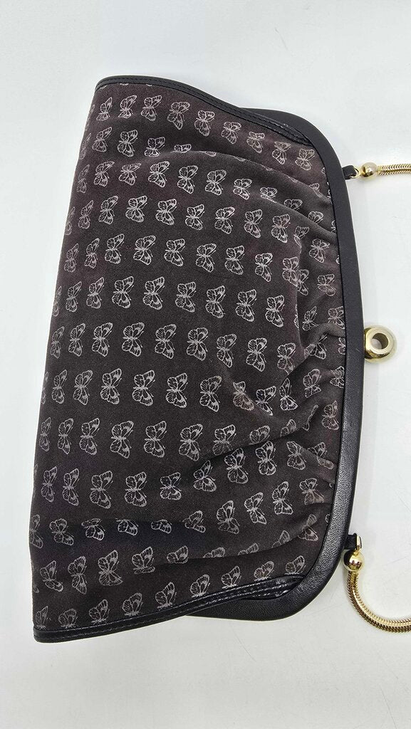 Bottega Veneta Vintage butterfly clutch with chain strap