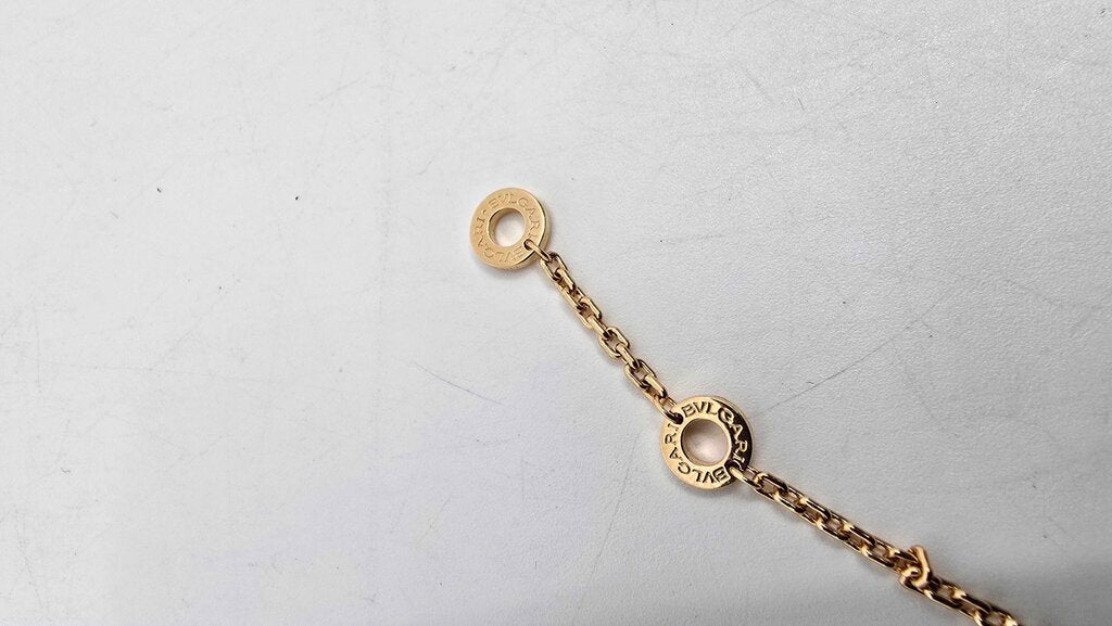 Bulgari Serpenti Viper Pendant Necklace 18K Rose Gold with Rubies