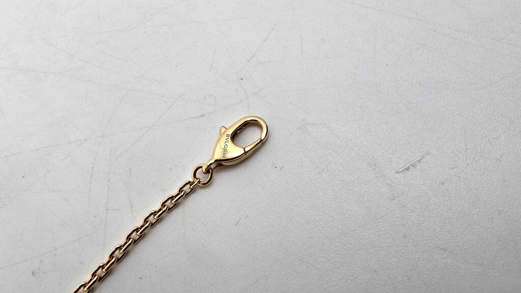 Bulgari Serpenti Viper Pendant Necklace 18K Rose Gold with Rubies