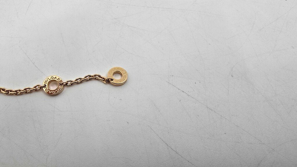 Bulgari Serpenti Viper Pendant Necklace 18K Rose Gold with Rubies