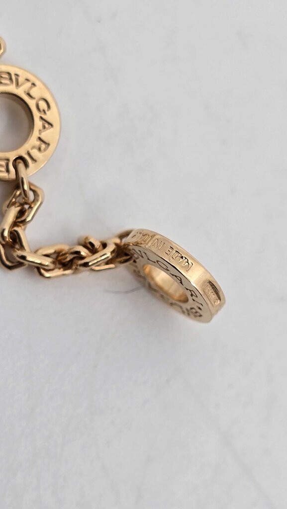 Bulgari Serpenti Viper Pendant Necklace 18K Rose Gold with Rubies