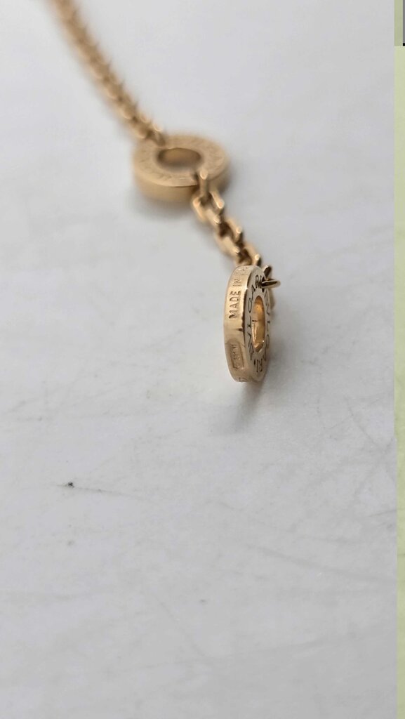 Bulgari Serpenti Viper Pendant Necklace 18K Rose Gold with Rubies