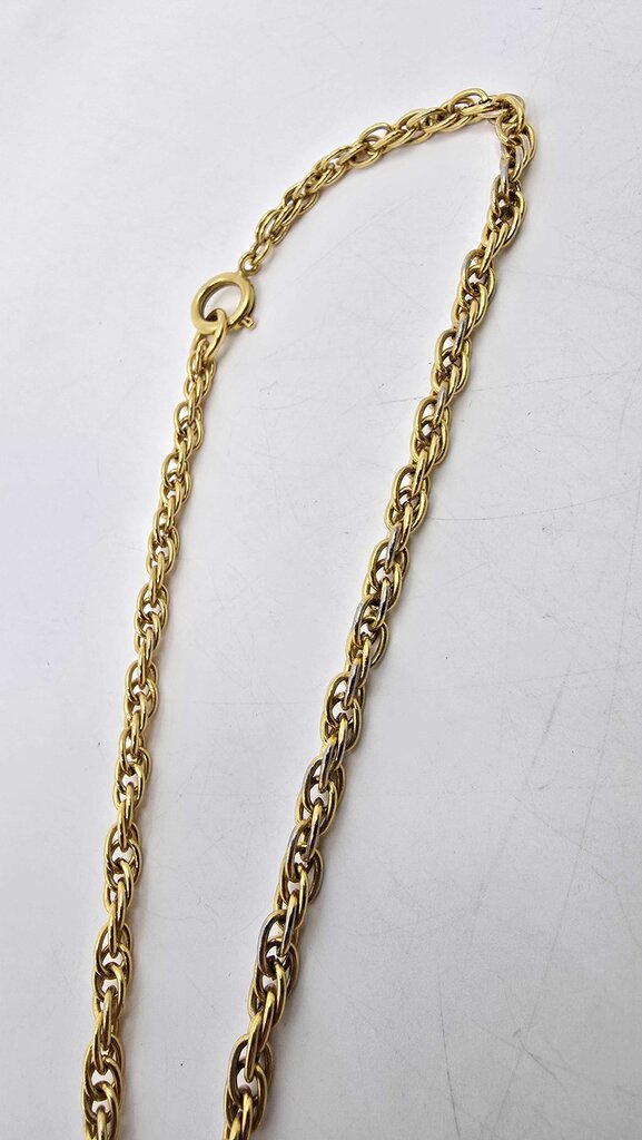 Chanel 95P Classic flap bag vintage necklace