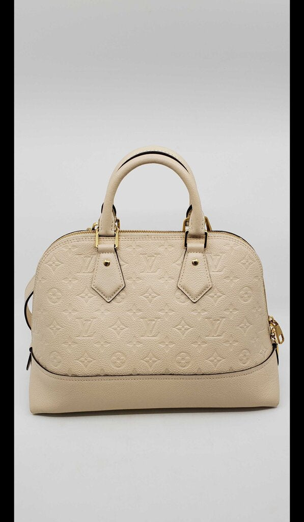 Louis Vuitton Neo Alma PM-cream Monogram Empreinte leather