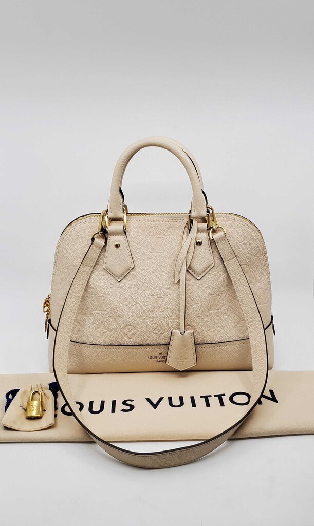 Louis Vuitton Neo Alma PM-cream Monogram Empreinte leather