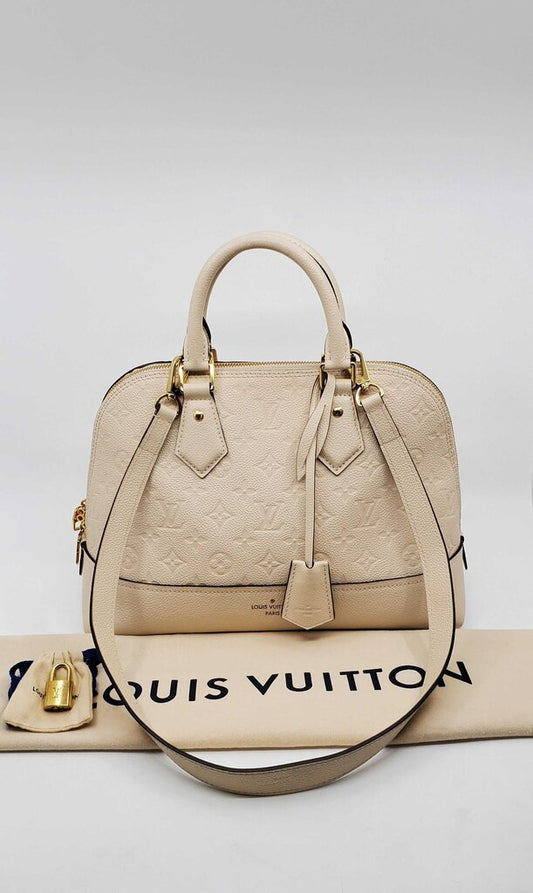 Louis Vuitton Neo Alma PM-cream Monogram Empreinte leather