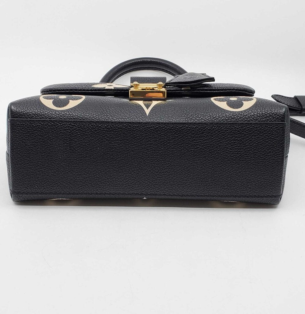 Louis Vuitton Empreinte Monogram Giant Madeleine BB Black Beige
