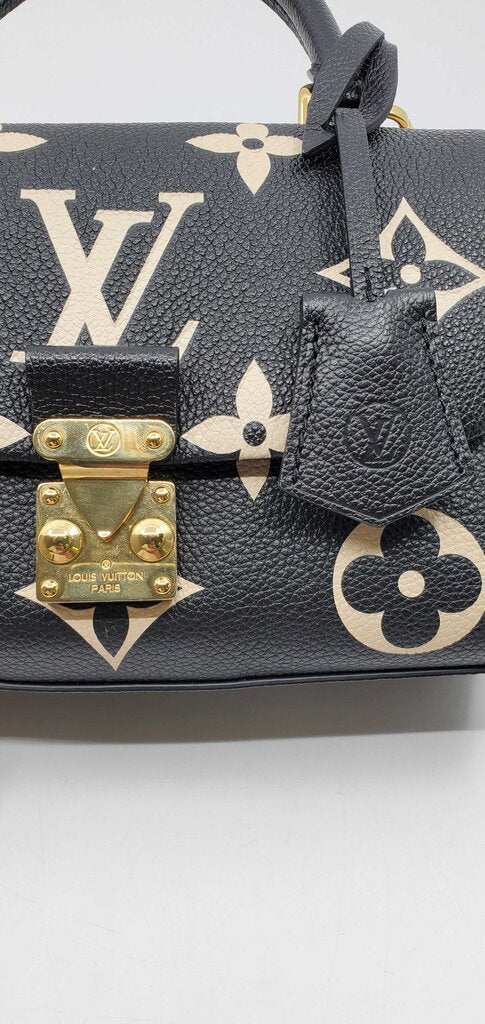 Louis Vuitton Empreinte Monogram Giant Madeleine BB Black Beige