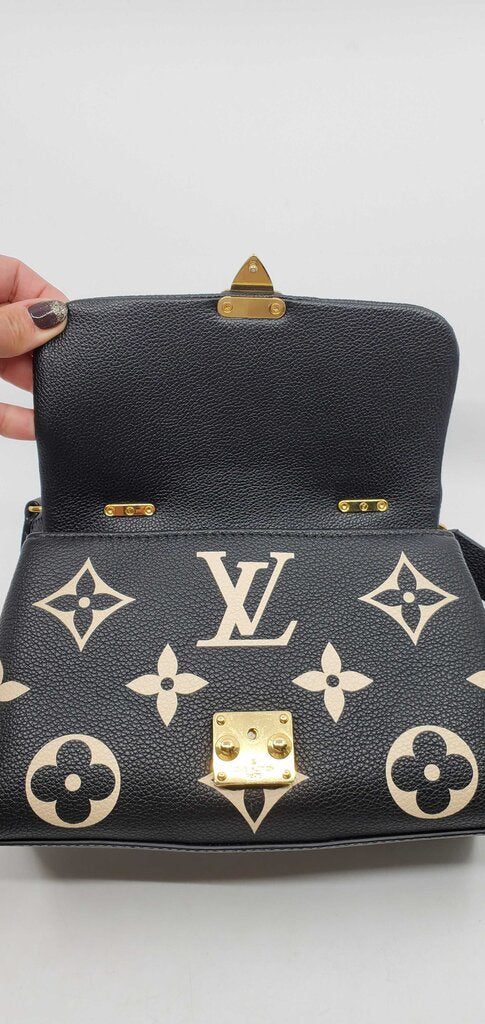Louis Vuitton Empreinte Monogram Giant Madeleine BB Black Beige