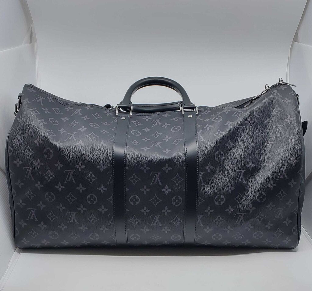 Louis Vuitton Keepall Bandoulière 55-Monogram eclipse